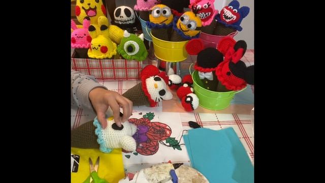 Hello kitty 4/4 Ice Cream Amigurumi