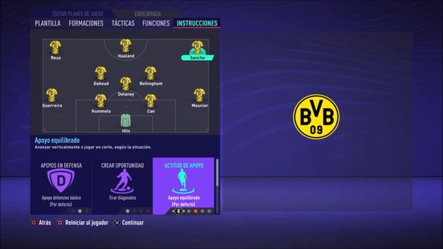 CÓMO JUGAR COMO EL BORUSSIA DORTMUND EN FIFA 21