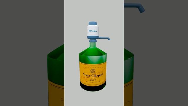 Чехол для бутыли 19л Coolpaq, для помпы, Veuve Clicquot, чехол на кулер на бутыль 19 литров с помпо