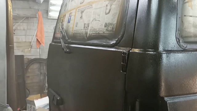 Бюджетная покраска УАЗ Патриот антигравием и самой дешевой акриловой краской! Получилось супер!!!