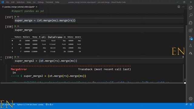 How to Merge Multiple Dataframes with Pandas and Python.