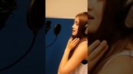 Анюта запись в студии (Beautiful by Christina Aguilera)