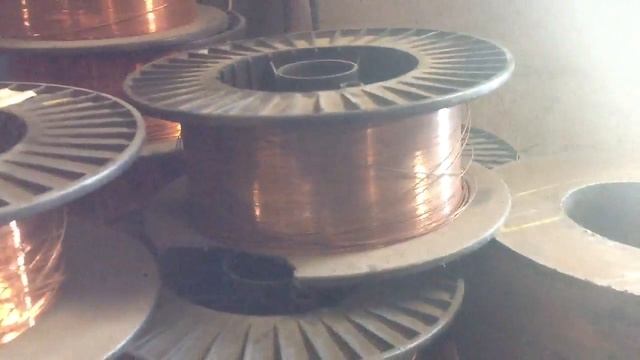 Welding wire defect.