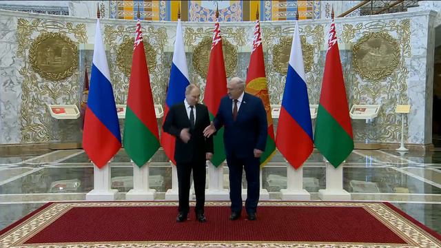 Встреча Владимира Путина и Александра Лукашенко в Минске 24.05.2024