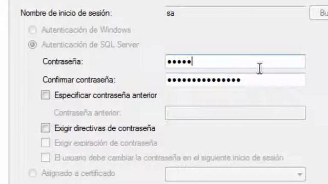 Como habilitar usuario sa en SSMS 2014