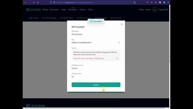 KuCoin API Data Import - Tutorial - Blockpit Cryptotax