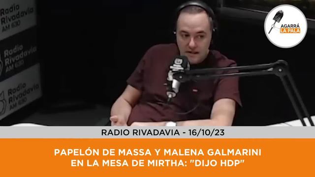 PAPELÓN de MASSA y Malena Galmarini en la mesa de Mirtha: "Le dijo HDP"