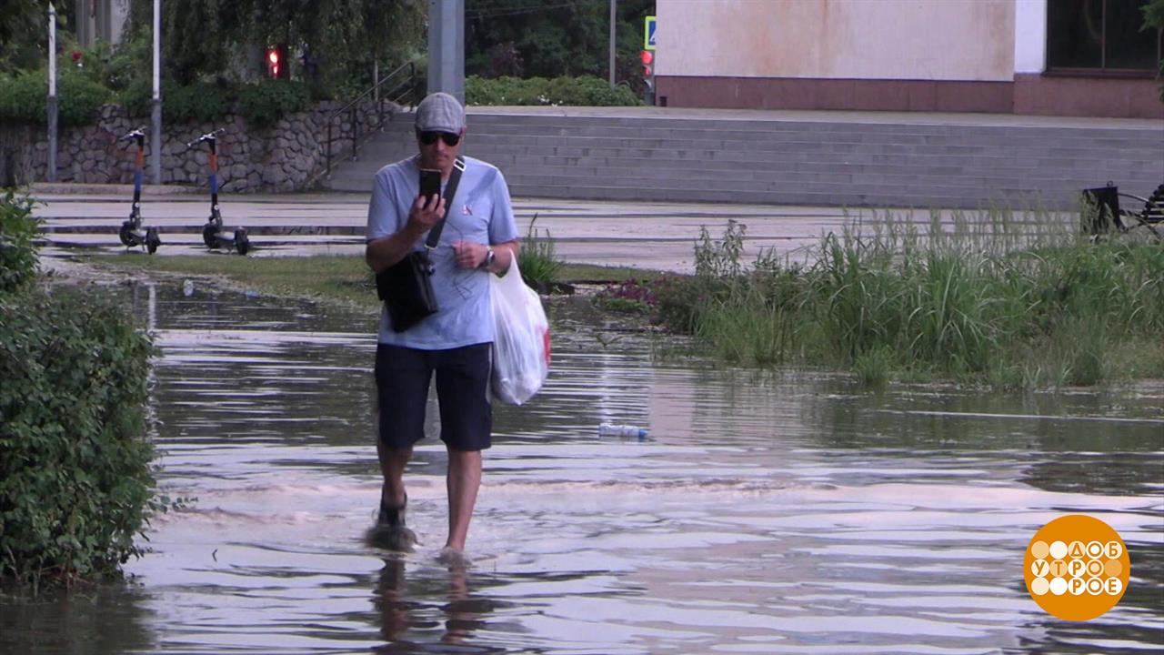 Дождь идет... Поплыли? Доброе утро. Фрагмент выпуска от 09.08.2024