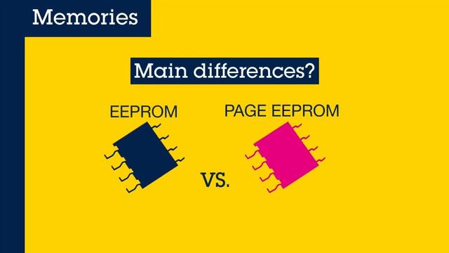 Page EEPROM vs Standard EEPROM with STMicroelectronics
