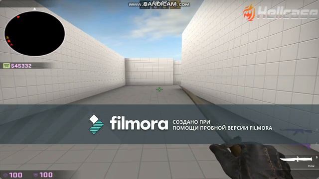 Как изменить прицел с помощью карты в CS GO.
