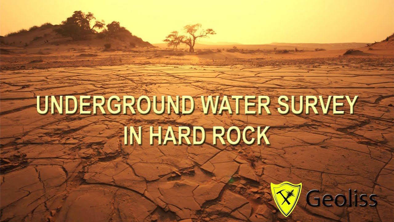 Efficient water survey technology in hard rock