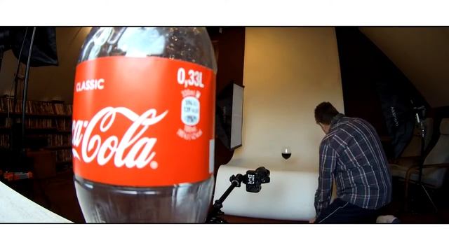 Coca Cola/Apple foto, making of...