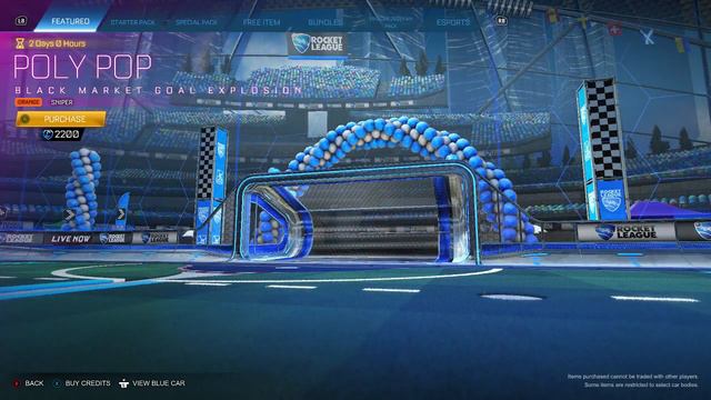 ROCKET LEAGUE ITEM SHOP - *NEW* Orange Poly Pop Black Market Goal Explosion - 11.05.21