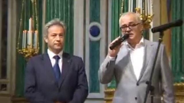 Освещение капсулы Княгини Ольги в Исаакиевском соборе