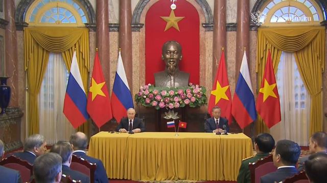 Россия и Вьетнам подписали целый ряд документов о сотрудничестве в различных сферах