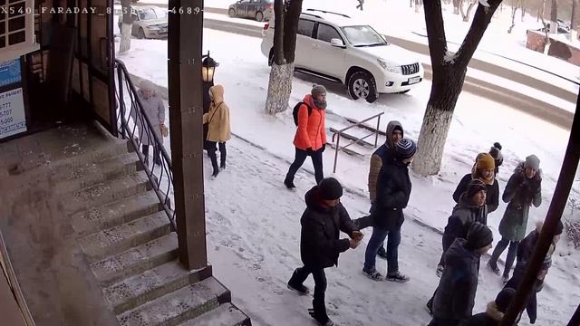 Пример видео с 4мп камеры модель X75, много движения