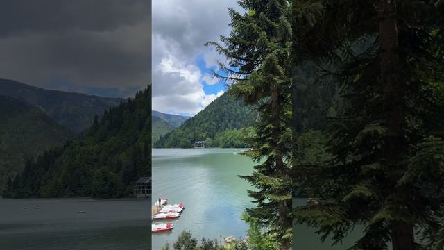 Абхазия, обстановка сейчас на озере Рица (конец мая, ВЕСНА-2024)