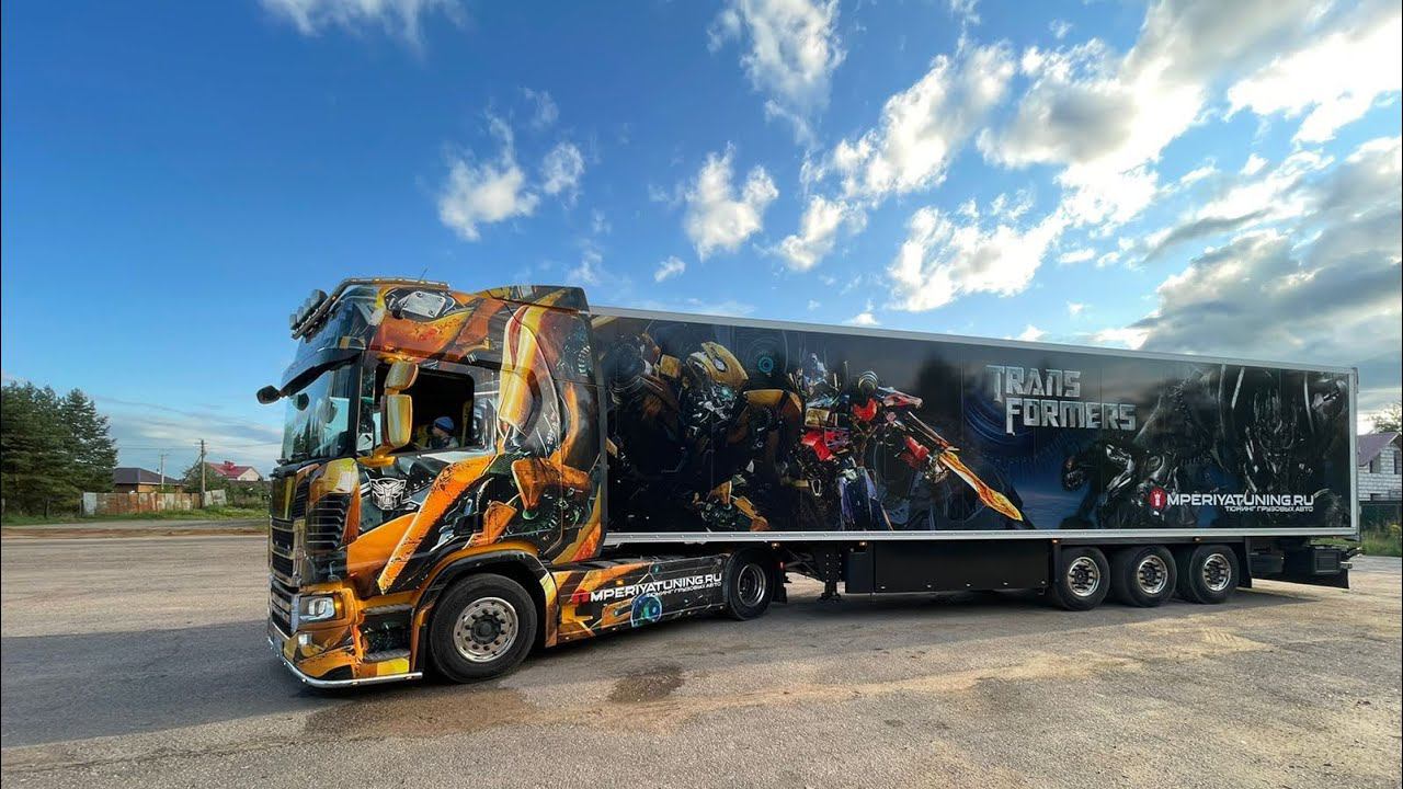 Встреча с BUMBLEBEE | Scania на максималках | На чем работает директор дороги