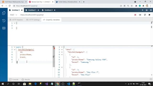 .Net5 Blazor WebAssembly Application Invoke GraphQL Endpoints Using Strawberry Shake Library