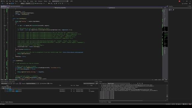 Using OpenAI GPT3 API from Unity with Webrequest (Code available in Github) (2/x)