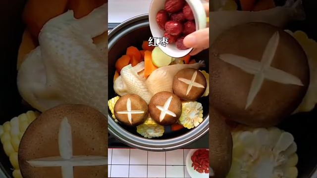 胡萝卜玉米鸡汤的做法，美味好吃又鲜嫩