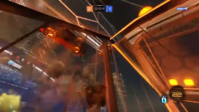 Rocket League playing rumble with the Animus GP