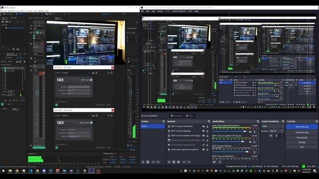 OBS 28 RC2 + Obs-ndi Rewrite NDI 5 Working (plus A Lesson I Learned About Audition & NDI)