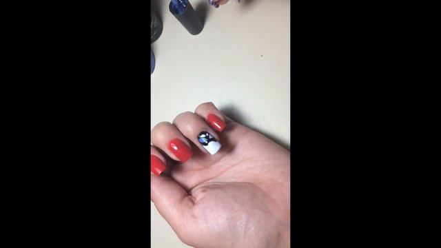 DIP powder nails/Гель-пудра/Дизайн ногтей мультяшки