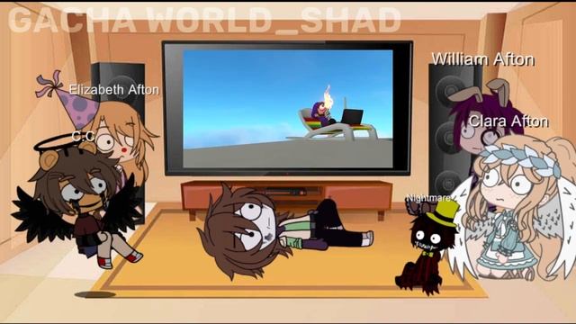 Afton Family Reacts To SMG4: SMG3s Browser History  Gacha club 