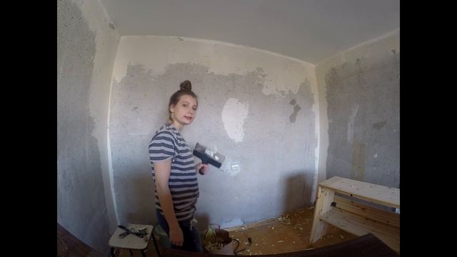 Projekt Lasnakas: seinade pahteldamine