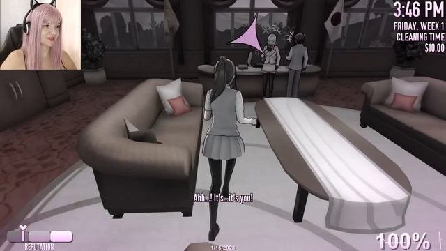 Заговор против Аяно и счастливый финал в Яндере симулятор  Yandere Simulator Win Mod 2