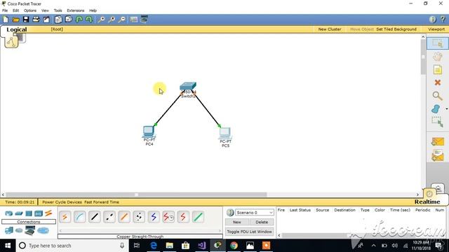 Ping two Computers in Cisco Packet Tracer