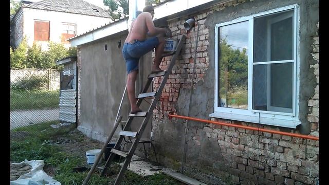 Штукатурю стенку 2 Time Lapse