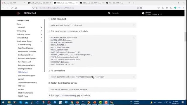 LibreNMS Fast Ping & RRDCached