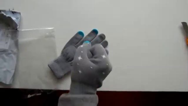 теплые перчатки из Китая