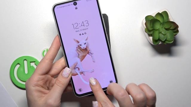 Fingerprint Scanner Test On Samsung Galaxy A54 5G