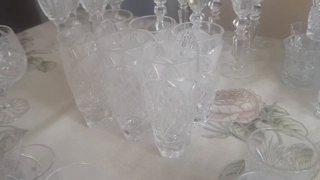 Комплект: бокалы стаканы графины стопки рюмки