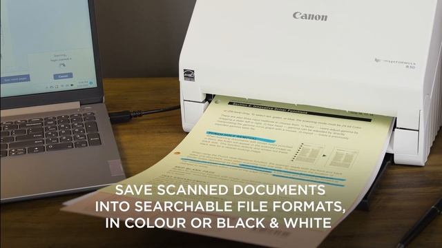 Canon imageFORMULA R30 - Easy scanning for everyone