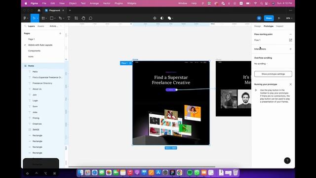 Figma Prototyping الدرس السادس - شرح