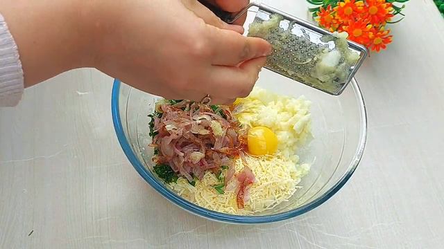 do you have 3 potatoes at home ❗️❓️😋😋 quickly prepare these delicious potato dumplings