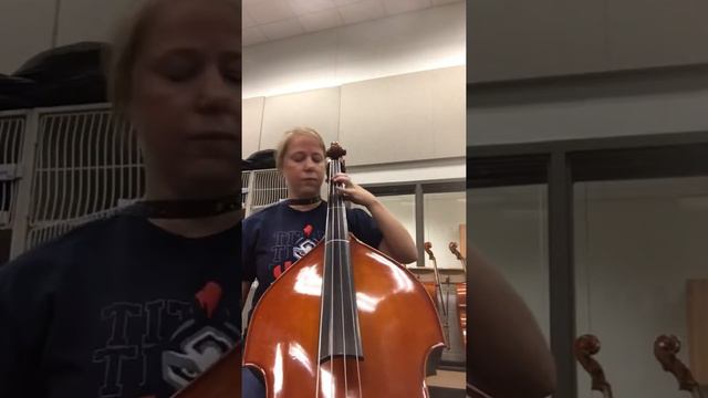 Bass c major scale region