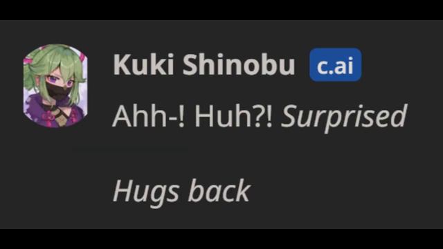 Genshin Impact Girls React To: hugs her (Character AI)