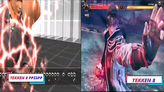 TEKKEN 8 — Jin Kazama Rage Art | Ppsspp Vs Ps5