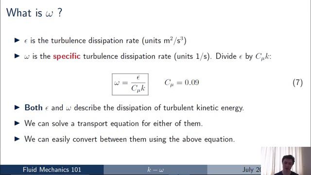 Модель турбулентности k-omega Turbulence Model. CFD.