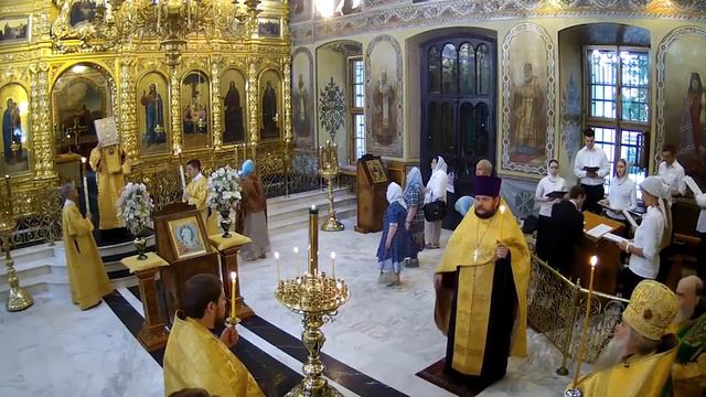 29.07.2017 Всенощное бдение. Неделя 8-я по Пятидесятнице. Глас 7.