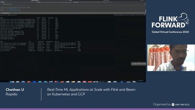 Real-Time ML Applications at Scale with Flink and Beam on Kubernetes and GCP