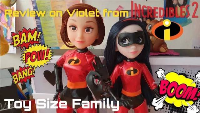 Фиалка из СУПЕРСЕМЕЙКИ 2⧸Распаковка и обзор⧸Violet doll review⧸Incredibles 2