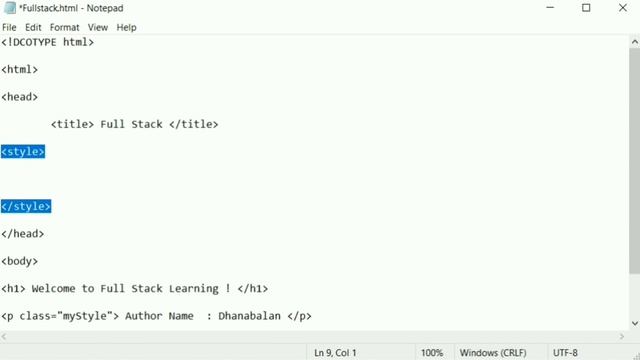 தமிழில் அறிவோம் Full Stack தொழில்நுட்பத்தை - [ பகுதி - 2 Front End : செய்முறை ] ?