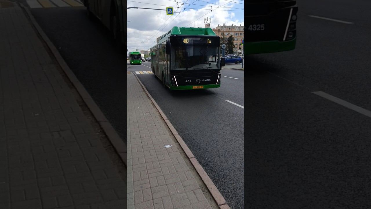 ЛиАЗ-5292.67 (CNG) #маршрут483 #борт4325 #ЛиАЗ #транспорт #Челябинск  #новыедороги #старокамышинск