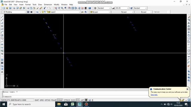 Import point dan teks excel ke autocad